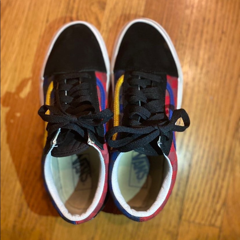 Multi-color Vans. - Picture 3 of 6